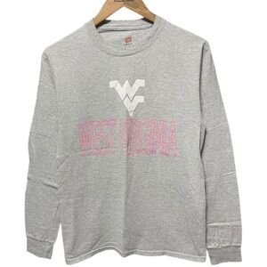 West Virginia University mountaineers WVU collegiate long sleeve sports shirt